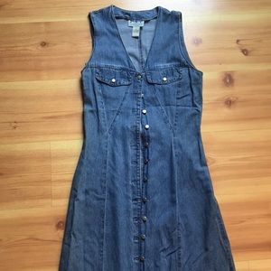 Sleeveless Denim Dress 4